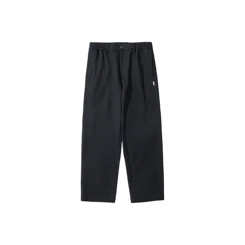 RESTICK Драпированный TR Смесь Искусственная шерсть Текстура Chino Повседневные брюки Брюки костюма Мужской