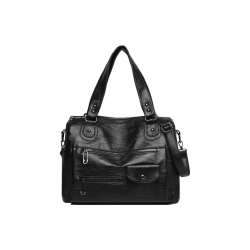 RKM PU (полиуретан) Сумка через плечо Женская Черная Коричневая