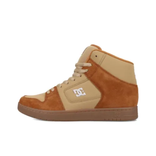 DC Shoes MANTECA 4 Hi S Устойчивые к истиранию высокие кроссовки для скейтбординга Мужские Коричневые