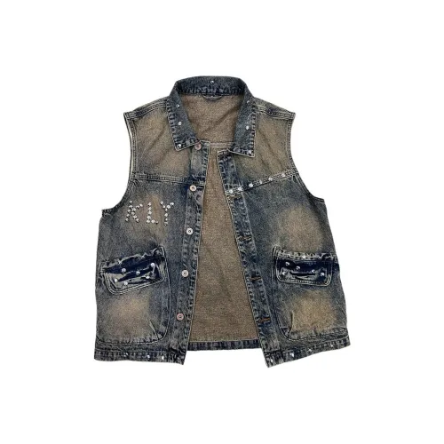 KULAIYA Blue Женские жилеты