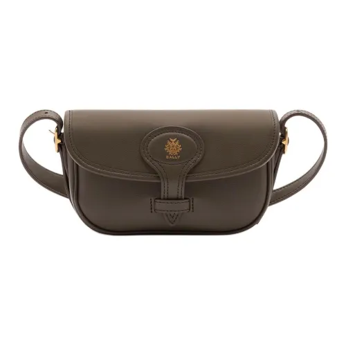 BALLY Beckett Телячья кожа Сумка через плечо Мини Женская Зеленая