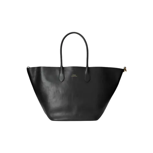 Polo Ralph Lauren Bellport Кожа Сумка через плечо Большая Женская Черная