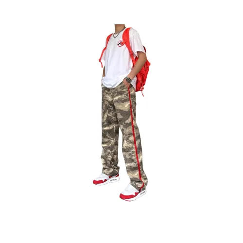 UOOHE Камуфляж Унисекс Джинсы