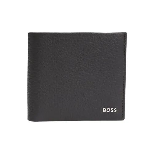Hugo Boss GRAIN LEATHER Кошелек Мужской Темно-коричневый