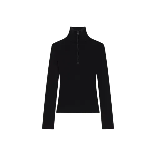 COURREGES Черный/Черный Женские Свитера