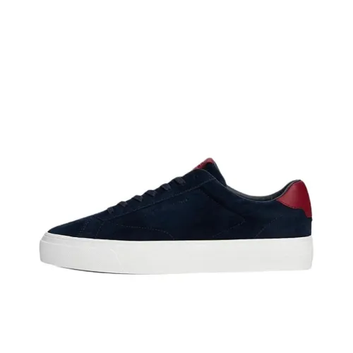 Tommy Hilfiger TRAINERS Низкий Топ Скейтборд Кроссовки Мужские Морской Синий