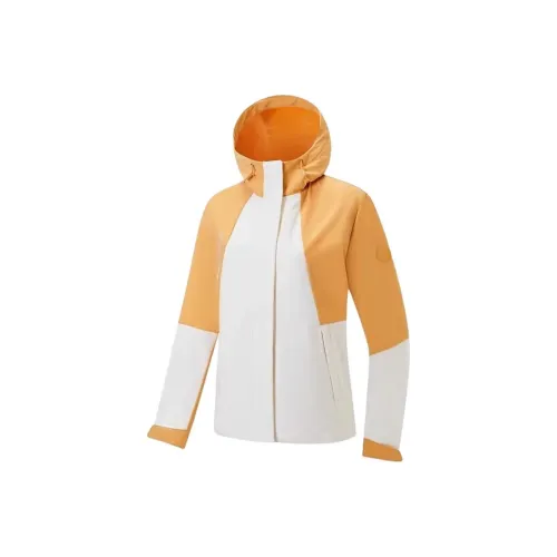 XTEP Artichoke Желтый/Белый Хлопок Женская Тренч