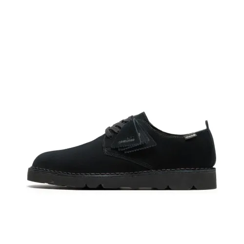 Clarks Мужские повседневные туфли Low Top Черные 261826997 Мужские