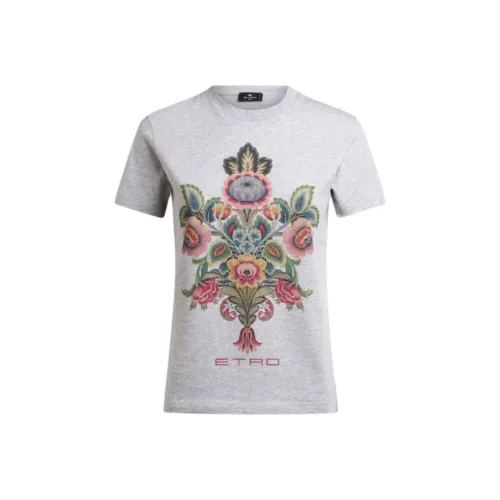 ETRO Серый Женские T-рубашки