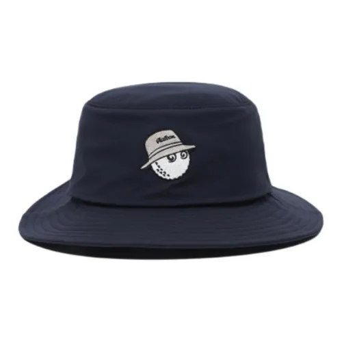 Коллаборация Malbon Golf Полиэстер Панамы Унисекс Синий