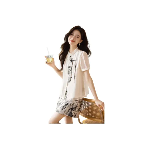 Mo Han Yi Mei SS24 Комплект с юбкой Женские