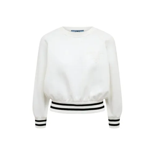 PRADA Белый Женский Свитшот