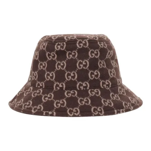 GUCCI Шерсть Панамы Унисекс Коричневый