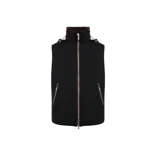 BRUNELLO CUCINELLI Мужские черные жилеты