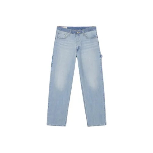 Levis Светло-морской синий Мужские Джинсы