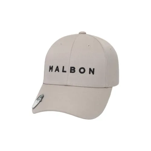 Malbon Golf Полиэстер Кепки Мужские Бежевые