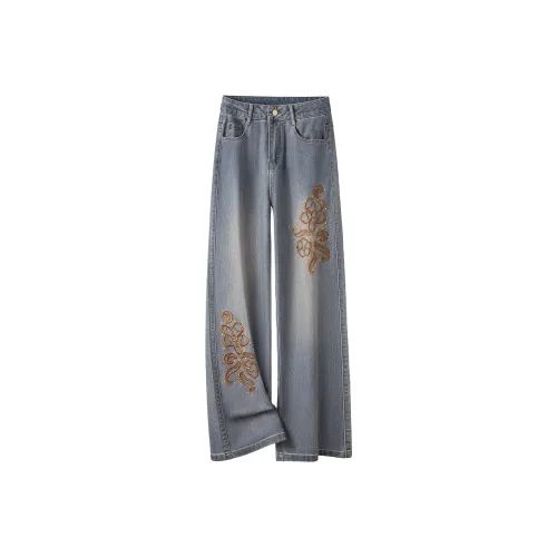 Cypress House Blue Gray Women's Jeans Cypress House Синий Серый Женские Джинсы