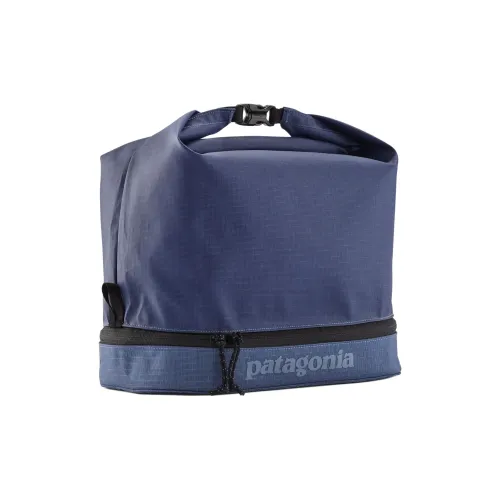 Patagonia Переработанный полиэстер ткань устойчивая к разрыву унисекс синий