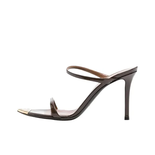 Giuseppe Zanotti GZ Слипоны 10 см Женские Коричневый