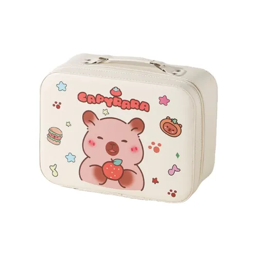 Mise Cute Cartoon Capybara Модные Косметички Портативные Хранилище Водонепроницаемые