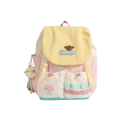 KOUDIXIONG Полиэстер Рюкзак Стандартный Подростки Желтый Зеленый Коричневый