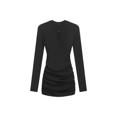 SKYA Длинное платье с длинными рукавами женское