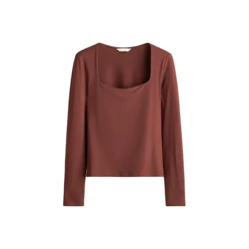 H&M Rust Brown Женские Футболки