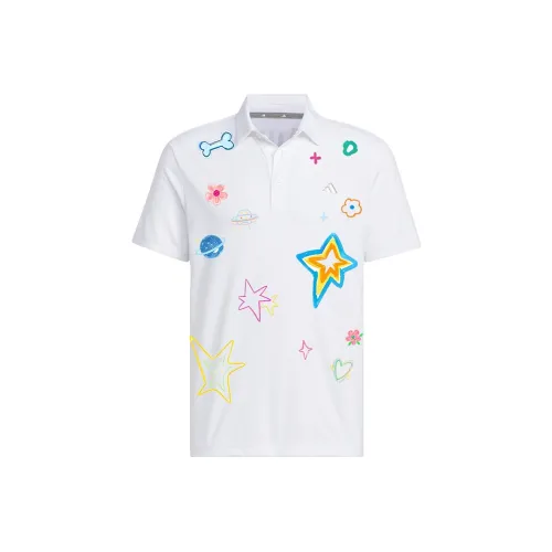 Adidas Быстросохнущее Поло Короткий рукав Унисекс