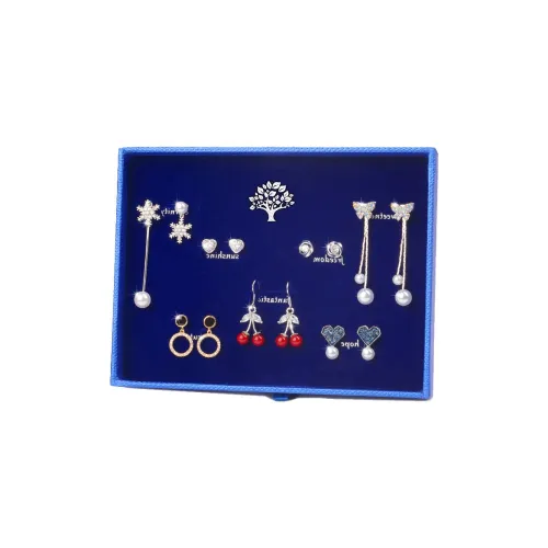 Jianlu Серьги-гвоздики из серебра 925 пробы женские