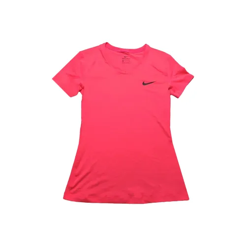 Nike Pro Ярко-красные Женские T-рубашки