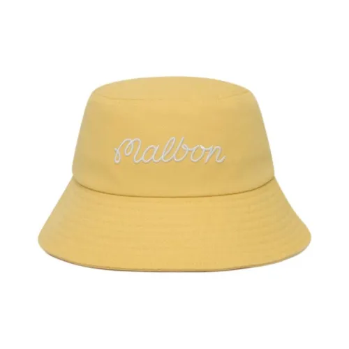 Malbon Golf Cotton Bucket Hats Унисекс Желтый