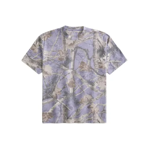 Hollister Мужские фиолетовые T-рубашки