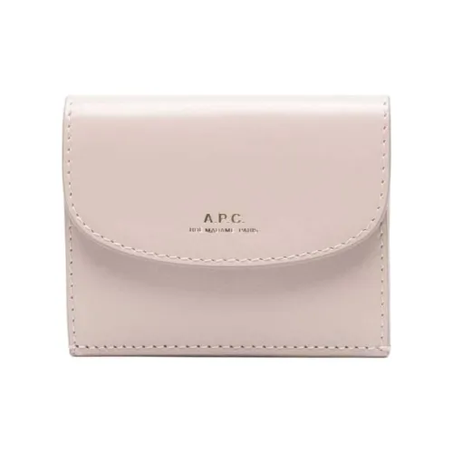A.P.C Genève Телячья кожа Кошелек Женские Розовый