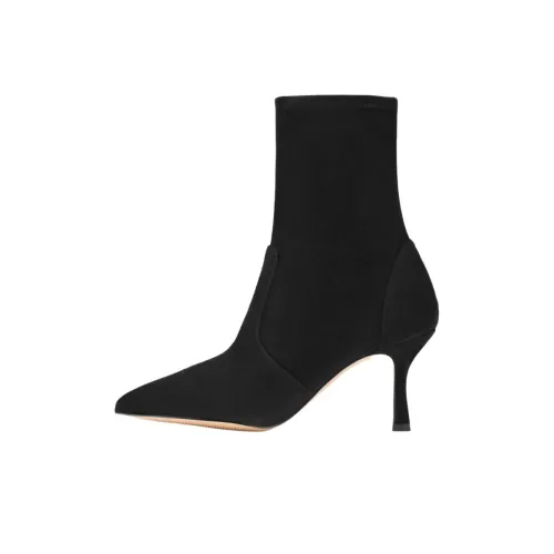 Stuart Weitzman SW Valentina Ботильоны 7,5 см Женские Черные