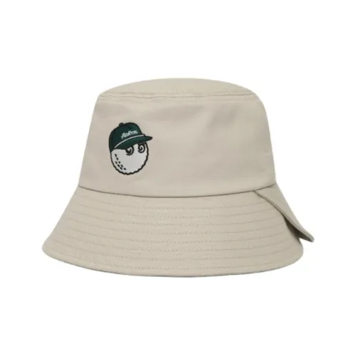 Malbon Golf Cotton Bucket Hats Женские Бежевый