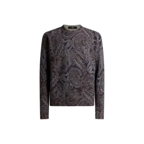 ETRO Серые Мужские Свитера