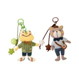 Медведь + Лягушка Кукла Брелок