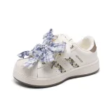 Бежевый Коричневый [Синий Бант]