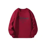 [Свитшот с круглым воротником] Бордовый (Ручная работа Танши)