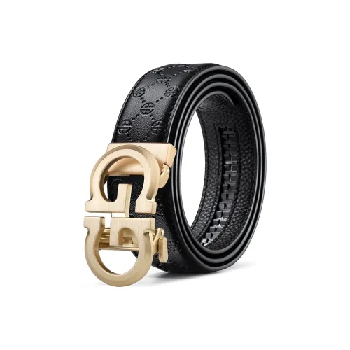 AOKANG Ремни из цинкового сплава кожа мужской 3,5 см