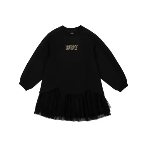 BOY JUNIOR Черный Унисекс Платья