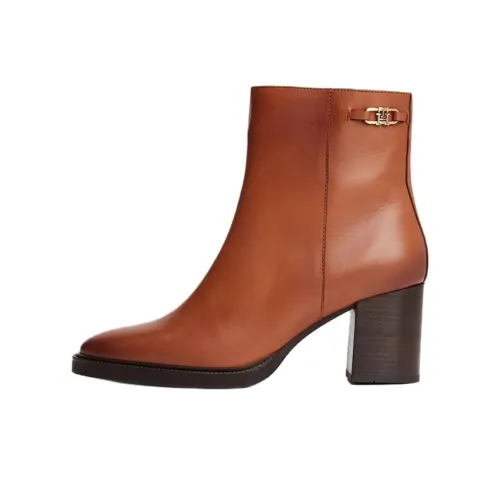 Tommy Hilfiger TH Monogram Ботильоны 7 см Женские Рыжевато-коричневый