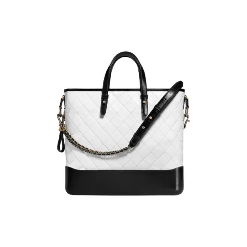 CHANEL Gabrielle Телячья кожа Сумка Сумка через плечо Сумка через плечо Большая Женская Белая