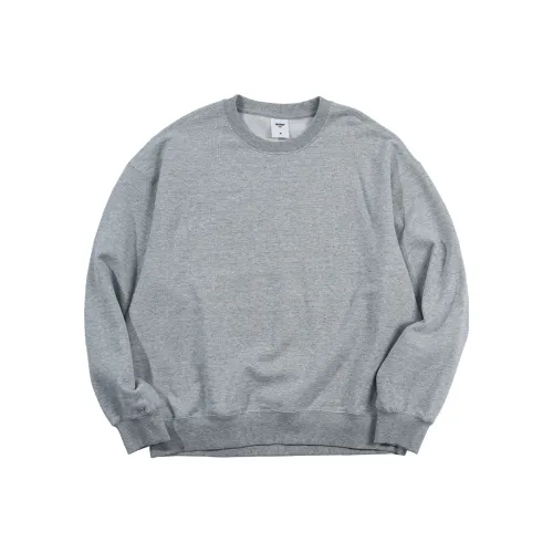 RESTICK Короткий Широкий Boxy Silhouette Круглый Воротник Свитшот Унисекс