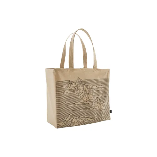 Patagonia Переработанный полиэстер хлопок холст сумка сумка через плечо экстра-большая женская коричневый