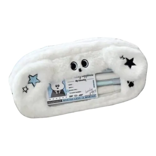 OMGD Плюшевый Синий Щенок Косметика Хранение Ручка Сумочка для украшений Студенты' GOOD Looking Большая емкость Окно Канцелярия Мешок для хранения