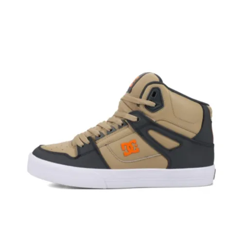 DC Shoes Pure High Топ Wc Abrasion Resistant High Топ Скейтборд Кроссовки Мужские Умбра