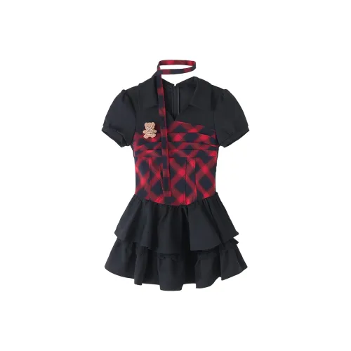 FABRIC PIG Лето Короткий рукав Платье Женское