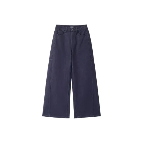 Giordano 28 Темно-синий Синий Женские Джинсы