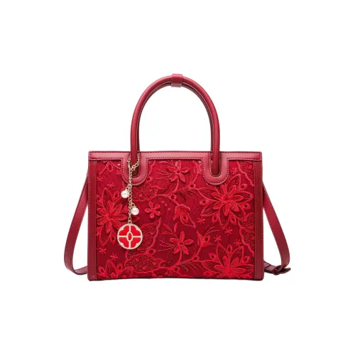 PAYOT Сумка через плечо из синтетической кожи, сумка-тоут, обычная, женская, рубиново-красная